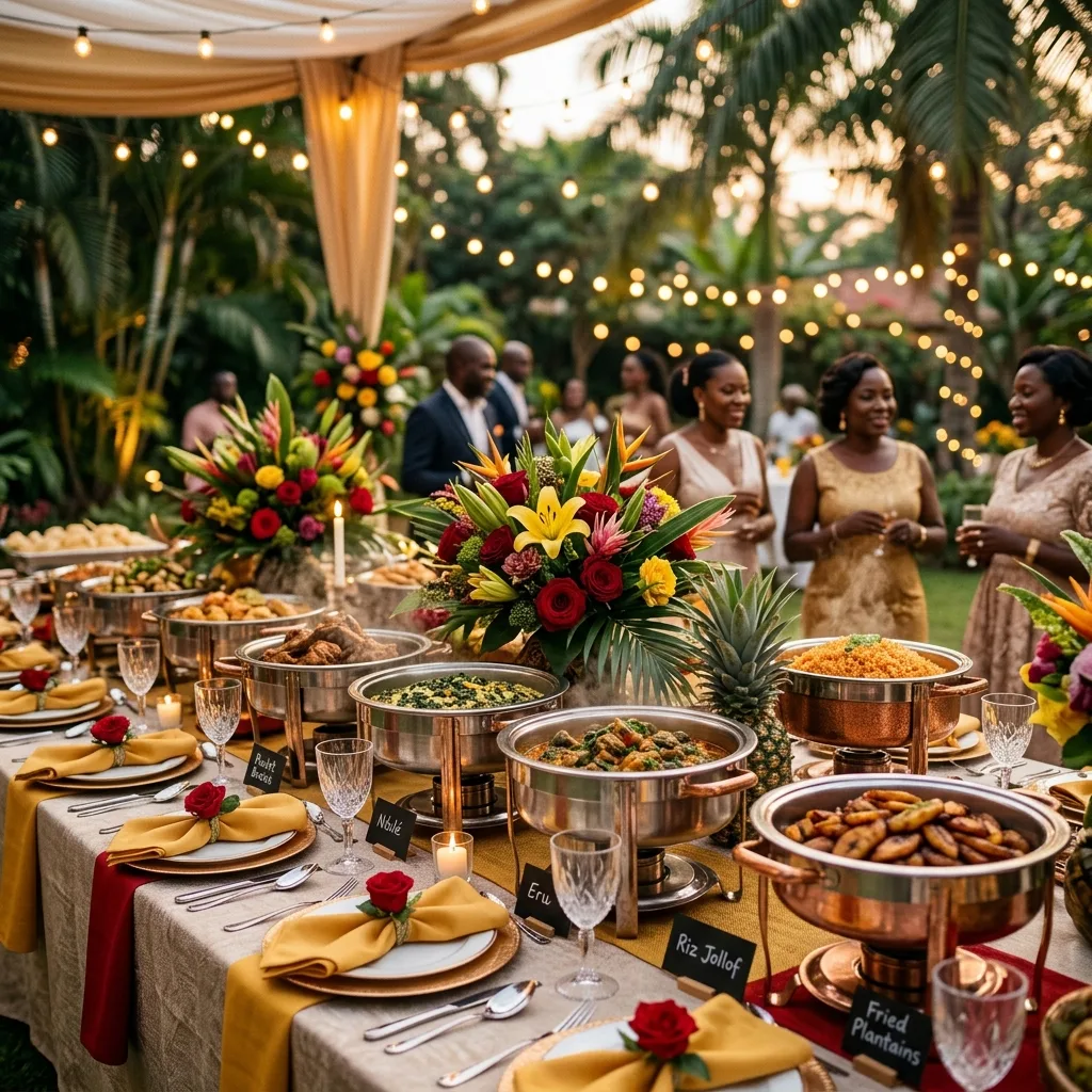 Buffet traiteur élégant Ghoms'